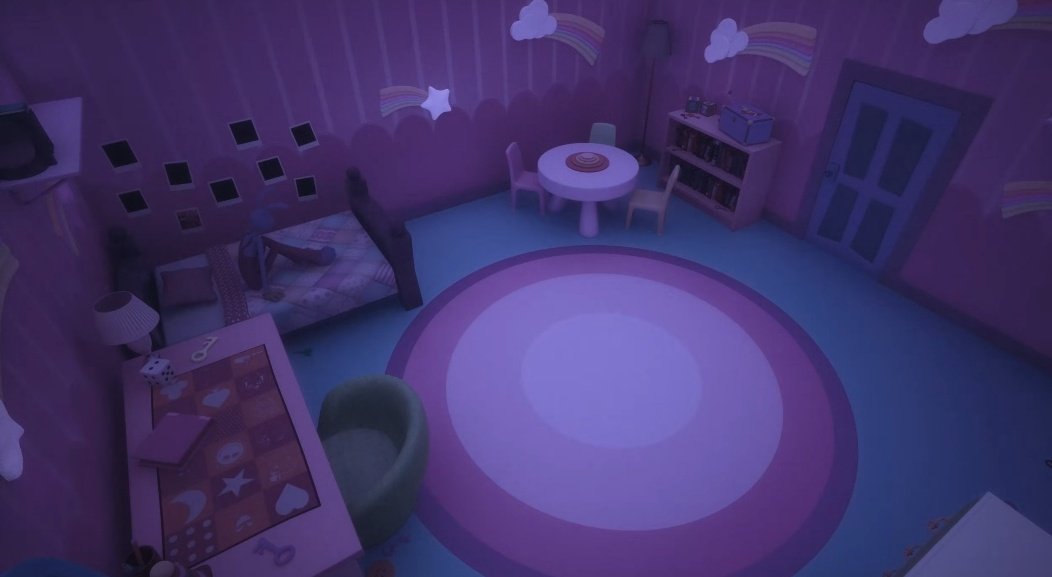 _ecdysias's tweet photo. guys please can we relax with the “jax ran over a little girl and that’s why his room is pink” theory and can we please instead veer to “jax is transfem and his room shows what he actually feels and wants”, femininity and softness that he’s unwilling to admit to himself #TADCEp7 https://t.co/qgkntkJaJw