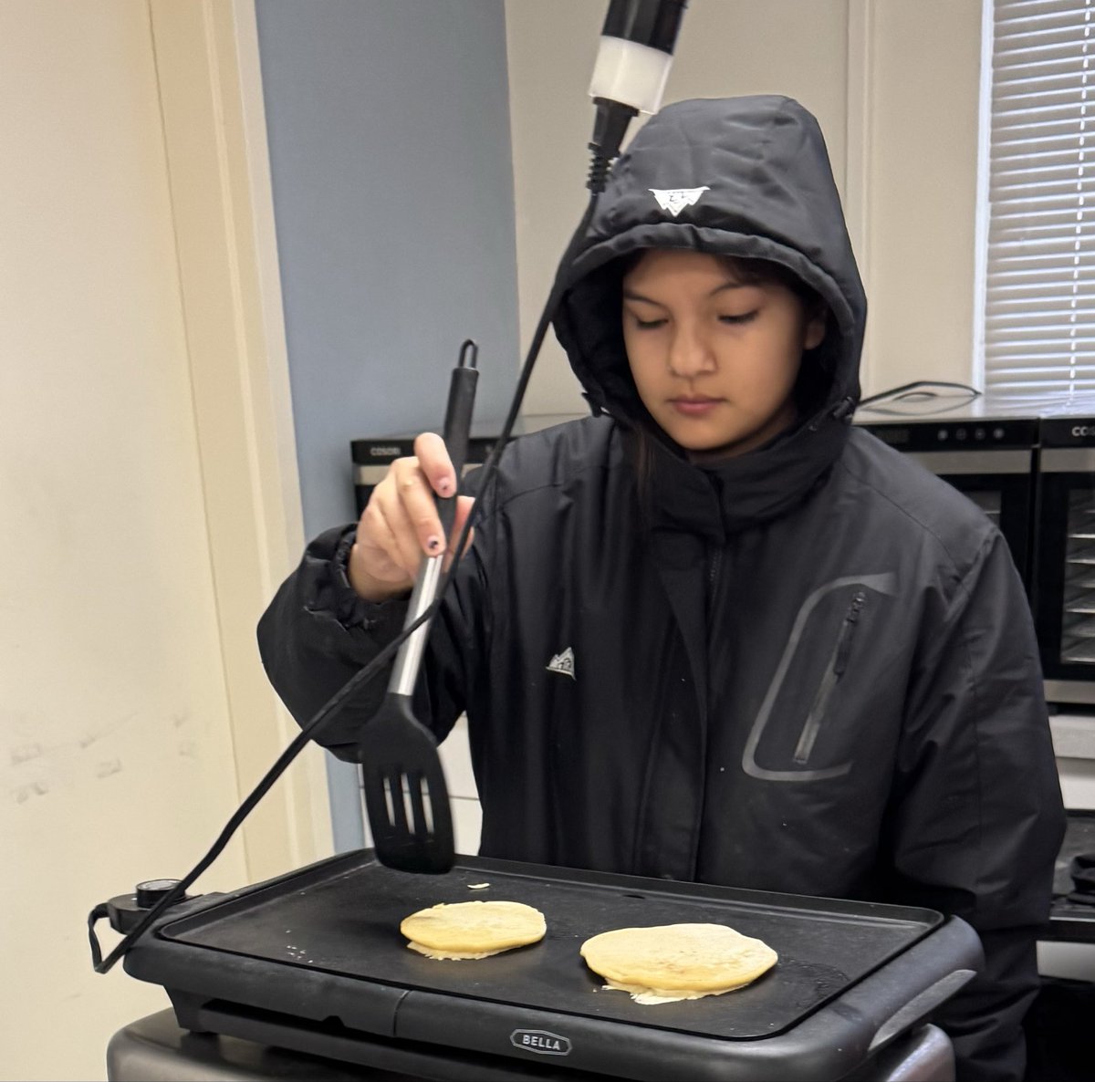 🍳 BCHS FCS IN ACTION 🍳
Health &amp; Family Living students are cooking up learning in our Quick Breads Unit! Thursday’s focus: making the proper pancake batter—mixing,measuring,andmastering the perfect consistency.✔️🥣
Hands-on skills + real-life learning = success! #bchsed #muhsd
