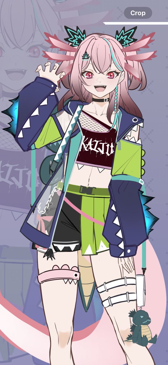 Azusa Kairu 🦎💥Kaiju Axolotl tweet media