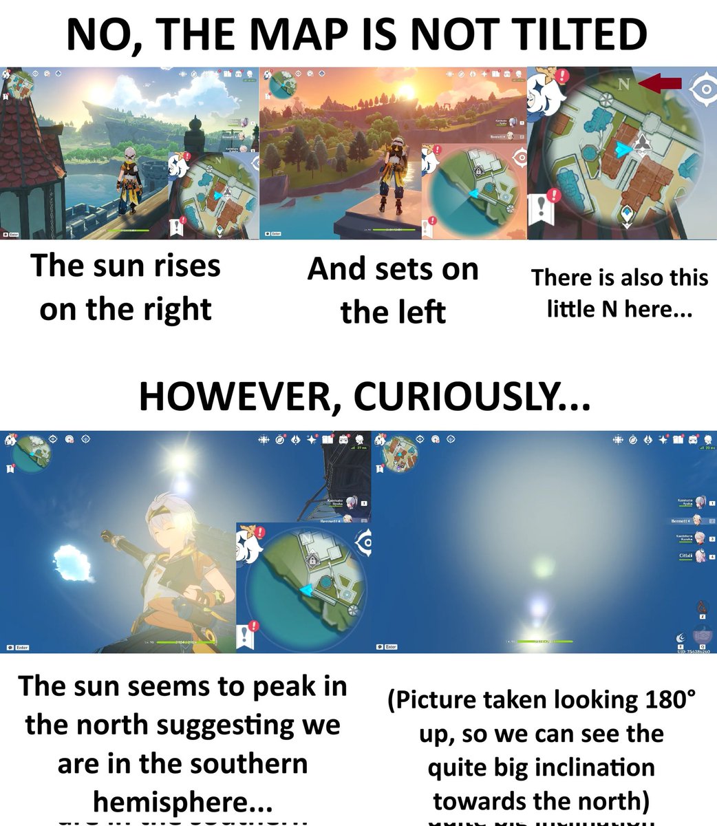 No the map is not tilted. However... ©️ u/spastikatenpraedikat  #Genshinlmpact #Genshin #GenshinMemes