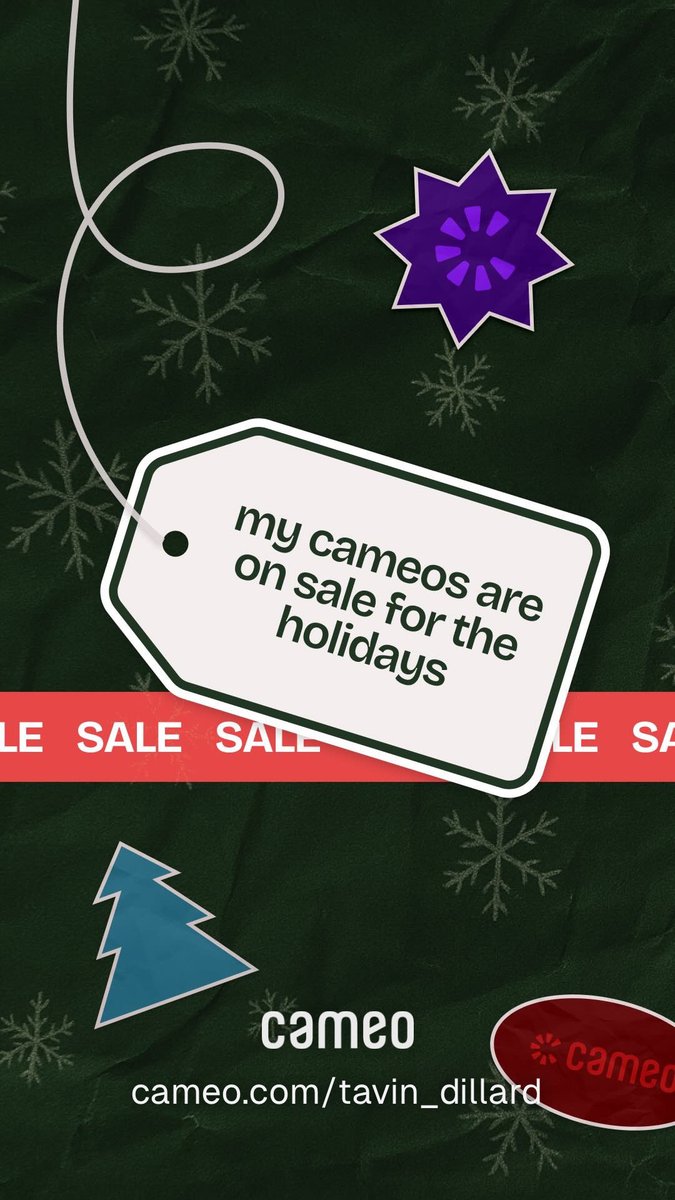 tavindillard's tweet image. v.cameo.com/e/2YEQNQvH4Yb