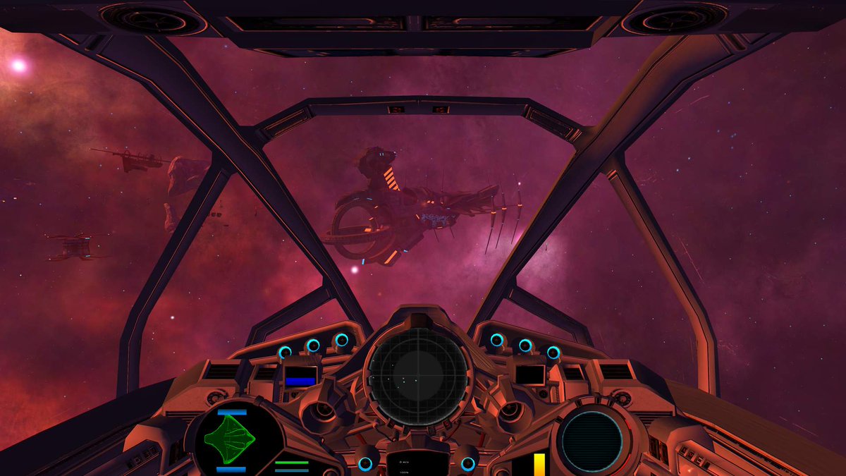 StellarWanderer's tweet image. Approaching the Memphis station.

#lowfi #spacegame #cockpitview #gamedev #screenshotsaturday