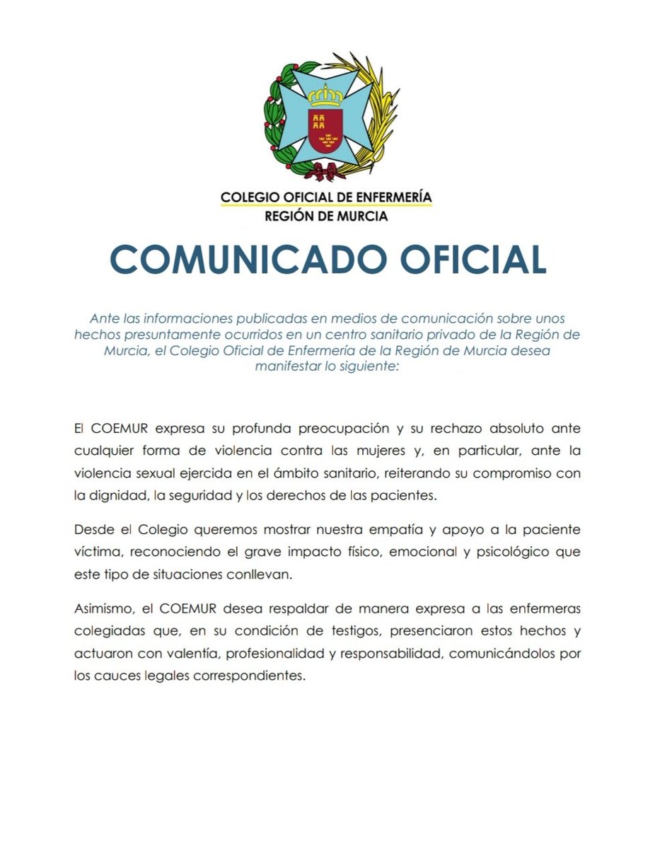 Enfermeras Región de Murcia tweet media