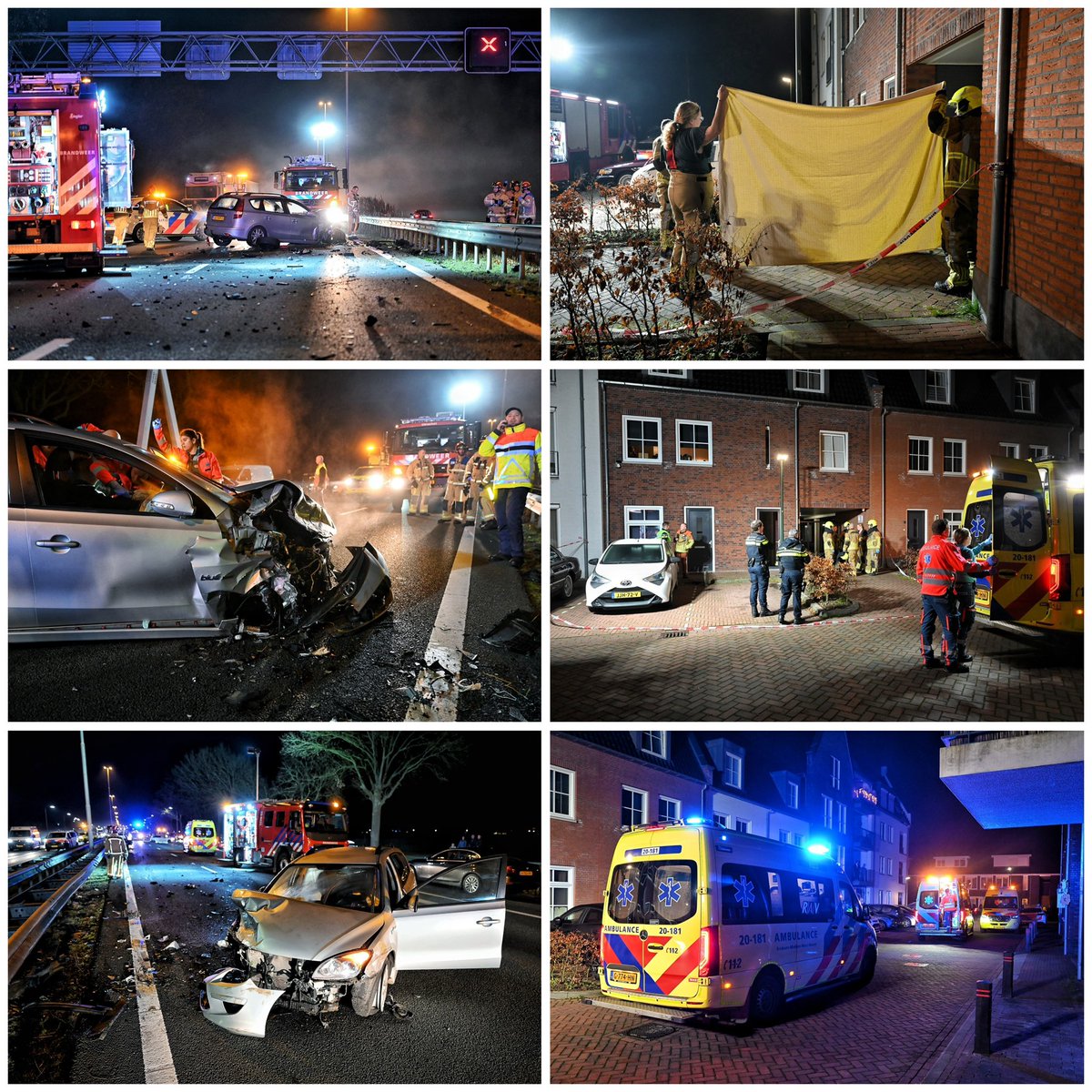 Zwaargewonde spookrijder en steekincident in Moergestel