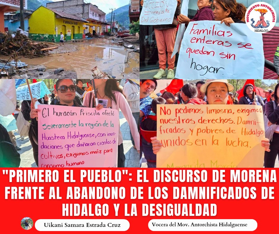 SamaraUikani's tweet photo. ✍️Te invito a leer mi opinión:
"PRIMERO EL PUEBLO": EL DISCURSO DE MORENA FRENTE AL ABANDONO DE LOS DAMNIFICADOS DE HIDALGO Y LA DESIGUALDAD

Puedes leerla completa, aquí 👇🏼
https://t.co/qgmgeOUrq2 https://t.co/wL8n5BAcLE