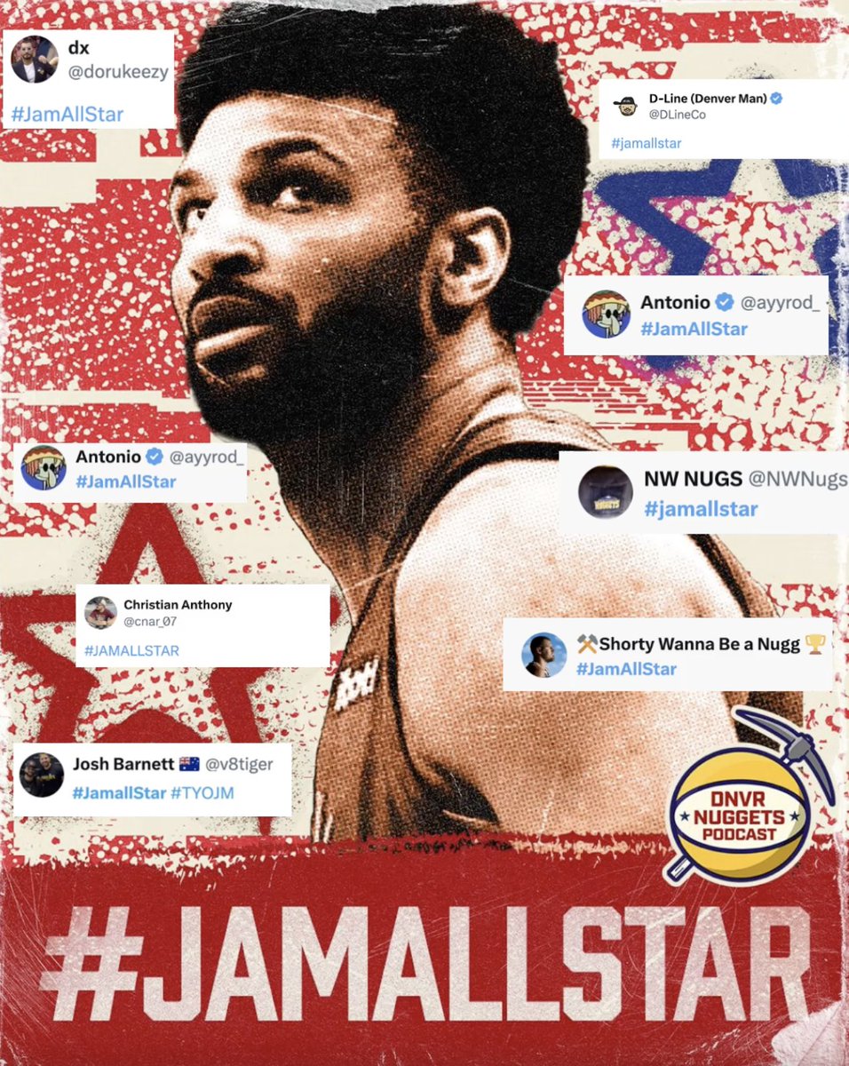 Looks like a #JamAllStar movement has started🌟

Don’t you agree, <a href="/nuggets/">Denver Nuggets</a>