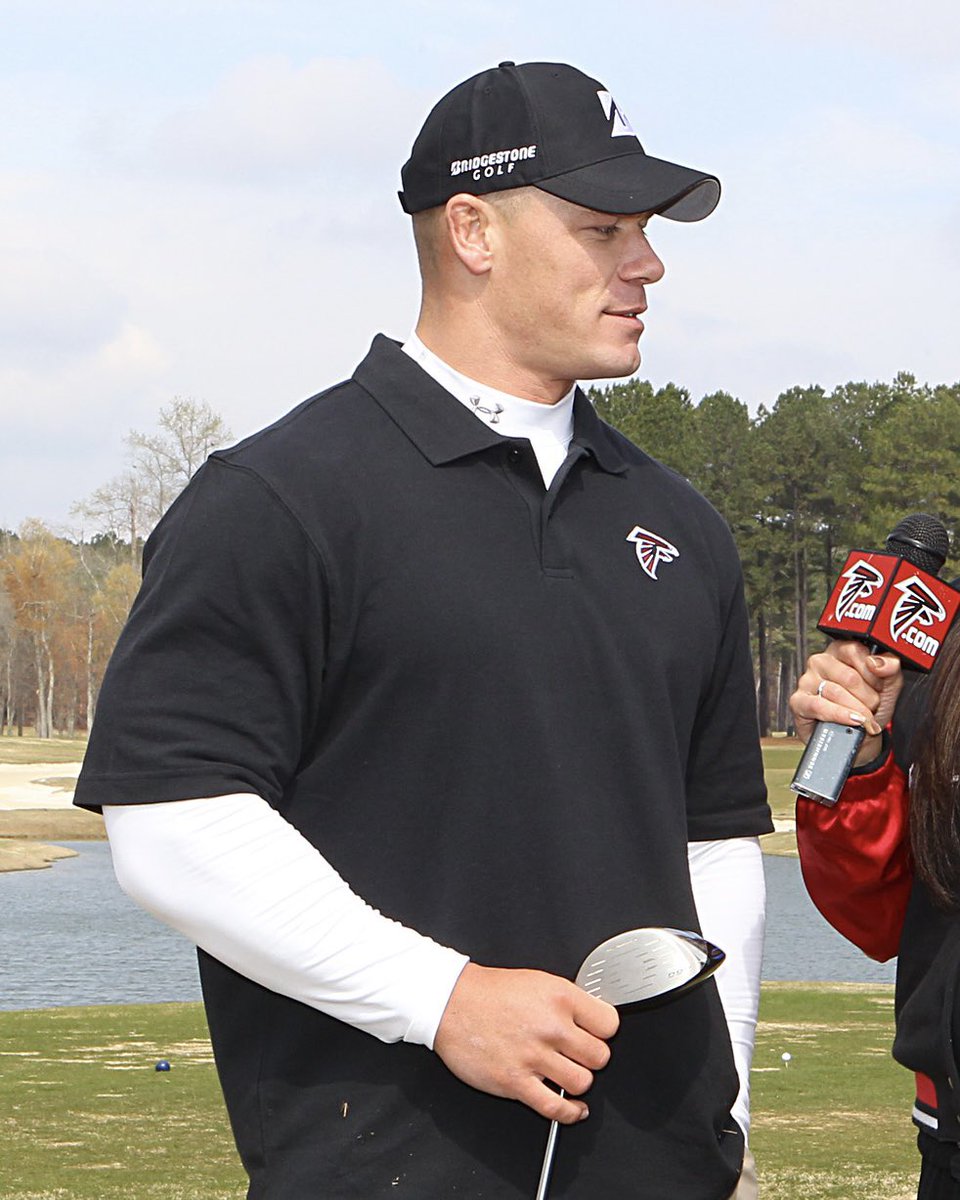 AtlantaFalcons's tweet image. Congratulations to @JohnCena on a legendary @WWE career!

Hopefully you’ll have more time to hit the links 🖐️ 

#ThankYouCena