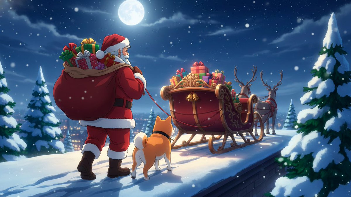 RuofBNB's tweet photo. An inverse ending to 2025 ( Samtsirhc + RUOF ) 🐶 🎅. https://t.co/KSCyGQBkdV