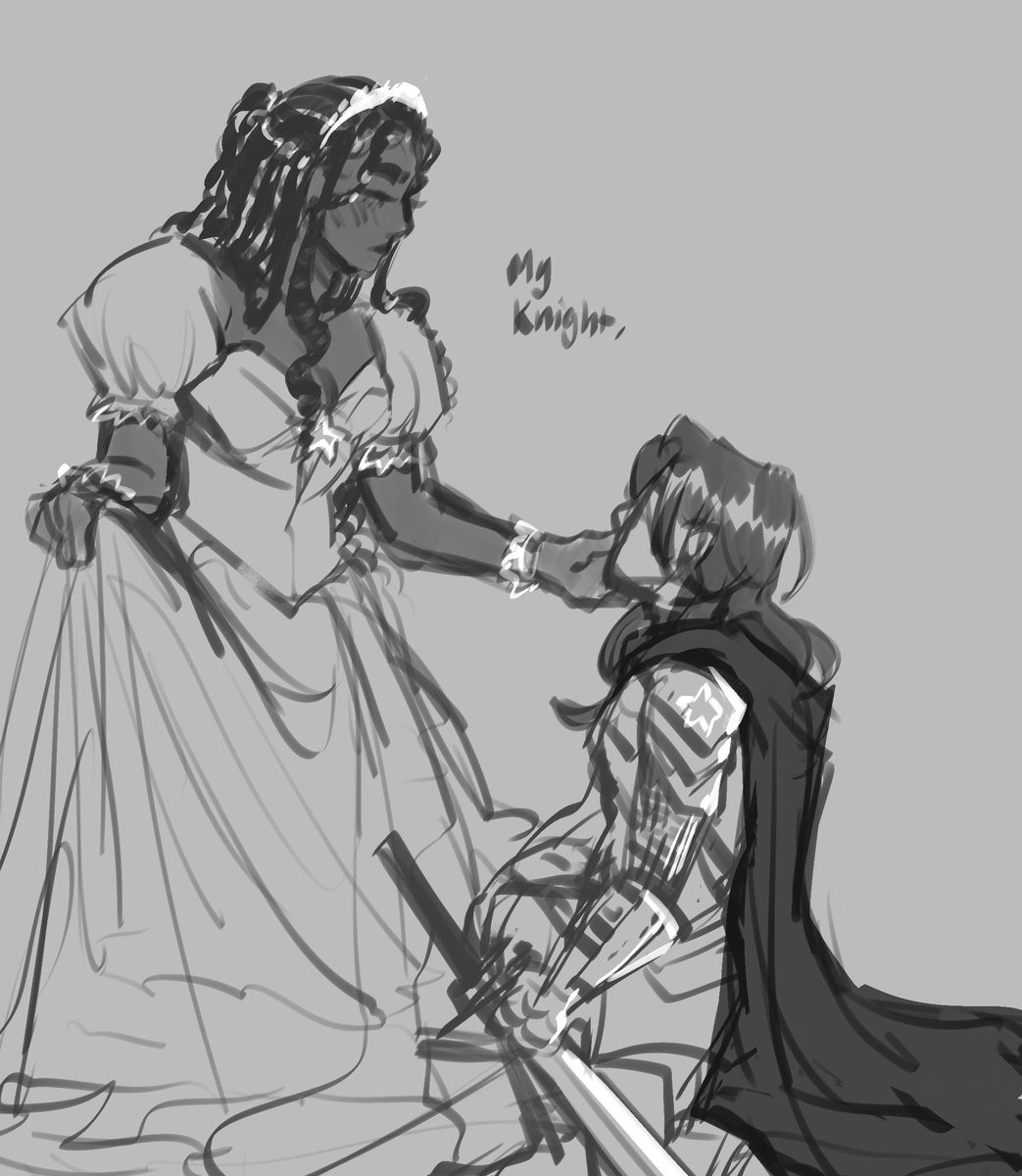 some fantasy sambucky yuri concept i never finished …