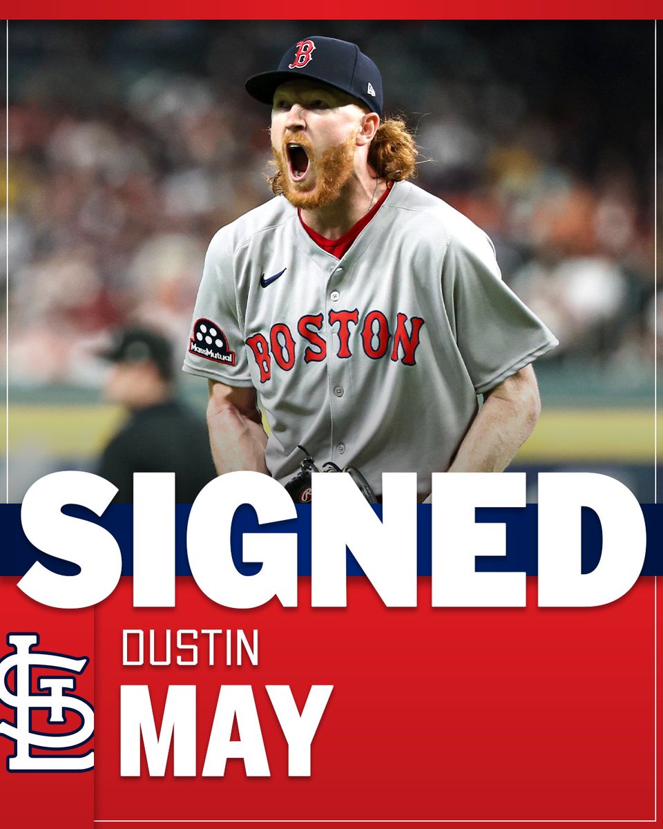 RHP Dustin May and the Cardinals are reportedly in agreement on a contract.