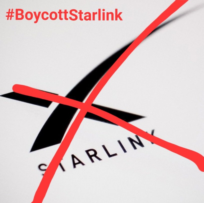 ekverstania's tweet image. Say it.

Say, “I believe that a person whose beliefs on security and governance are influenced by Curtis Yarvin, Alexander Dugin and the unmanaged use of ketamine, should be a major player in digital access in South Africa.”

If you can't say that, say #BoycottStarlink.