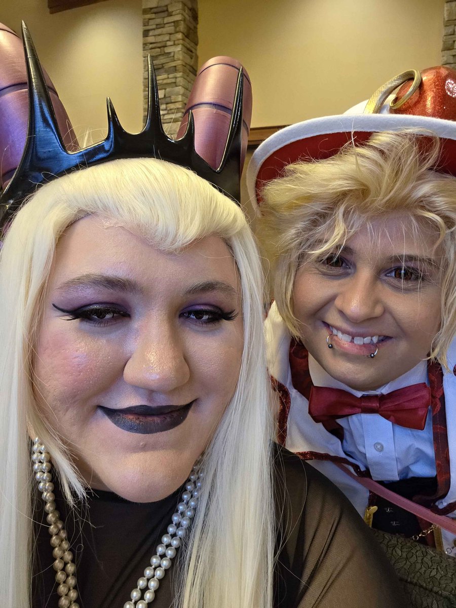 My partner and I at Yama-Con as Lilith and Lucifer!