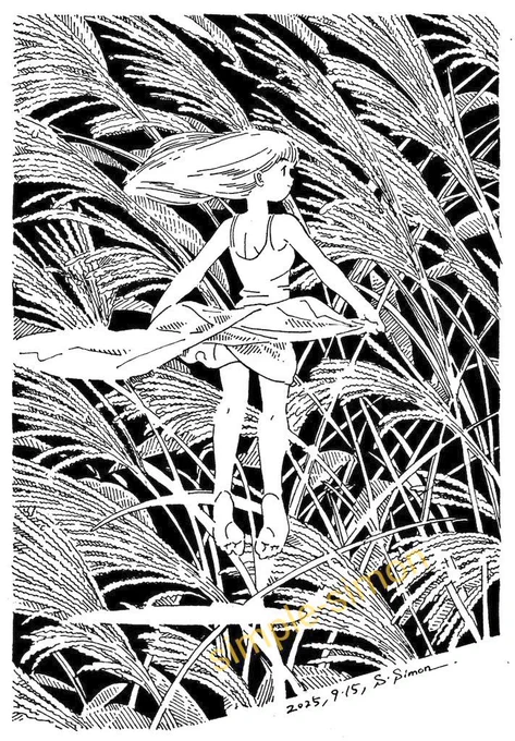 おはようございます☀️朝の再掲のお時間です。
「ススキ」
9月に描いた絵ですが、これもミニ個展に出そうと額装依頼中です。後は手にとっていただきやすいミニ色紙を何枚か。

本日も良い1日を!https://t.co/cwinIvGeDE 