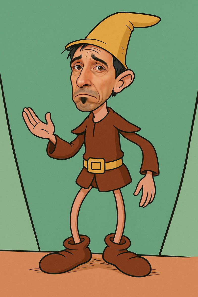 PANTRISTE ESTÁ TRISTE Y PREOCUPADO PORQUE SABE QUE CON LA ACEFALIA SE QUEDA SIN TRABAJO