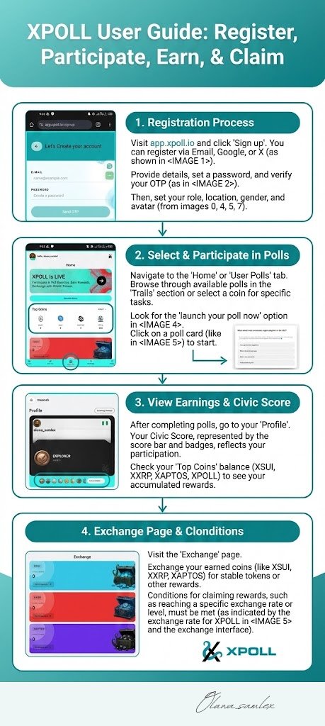 Oluwa_samlex's tweet photo. Good evening to everyone who keeps exploring, questioning, and showing up on this timeline. I appreciate you for staying curious and open-minded in a space that evolves as fast as Web3 does.

Let me start with something familiar.
Every day on various social platforms, we see people vote with their opinions. They react to market moves, comment on narratives, predict outcomes, argue about trends, and share perspectives that quietly influence how communities think and act. These opinions shape sentiment, move attention, and sometimes even move markets. Yet, for the most part, all that value disappears into the feed, unrewarded and unrecorded. This is the gap @xpollplatform  is stepping into.

#XPOLL introduces a simple but powerful idea: what if opinions didn’t just express sentiment, but also generated measurable, on-chain value? What if engagement itself became a productive action rather than passive noise? This is where the idea of “polls that pay” begins to make sense, even for people who don’t consider themselves deeply technical or crypto-native.

At its core, XPOLL is a Web3 platform that allows users to create and participate in polls, while earning rewards for their engagement. The concept sounds simple, but the implications are much deeper. By connecting polls to blockchain infrastructure, XPOLL transforms everyday interaction into something verifiable, transparent, and economically meaningful.

To understand why this matters, it helps to step back and look at how value is usually created online.
On traditional social platforms, engagement benefits the platform first. Likes, comments, votes, and shares generate data, and that data is monetized by companies behind the scenes. Users contribute attention and insight, but rarely receive direct rewards. XPOLL challenges this structure by flipping the flow of value. Instead of engagement being extracted, it is shared.

This is where the idea of Poll-to-Earn comes in.
Poll-to-Earn is a model where users are rewarded for participating in polls or creating them. Each vote becomes more than a click. It becomes a contribution to collective intelligence, recorded on-chain, and tied to incentives. In simple terms, people earn by expressing what they think, and communities gain clearer insight into real sentiment.

XPOLL connects engagement with on-chain value by making every poll interaction traceable and meaningful. When a poll is created or answered on https://t.co/WSB2l5ySYR, it isn’t just stored in a centralized database. It becomes part of a transparent system where participation can be measured, rewarded, and trusted. This opens the door for communities, traders, creators, and even casual users to interact in ways that feel both useful and fair.

For communities, XPOLL becomes a coordination tool.
Imagine a DAO trying to decide which feature to prioritize, or a gaming community choosing the next tournament format. Instead of endless comment threads where the loudest voices dominate, a structured poll allows everyone to participate equally. The results are clear, the process is open, and participation is incentivized. Over time, this builds stronger engagement because people know their voice counts, not just socially, but economically.

For traders, XPOLL becomes a sentiment lens.
Markets move on emotion as much as on fundamentals. Polls asking questions like “Is the market overheated?” or “Which narrative leads the next cycle?” can surface crowd psychology in real time. When these opinions are aggregated and recorded on-chain, they create a living map of sentiment that traders can observe and interpret. XPOLL doesn’t replace analysis, but it adds a new layer of insight driven by collective participation.

For side hustlers and creators, XPOLL offers something especially interesting.
Creating polls becomes a way to engage an audience while also generating rewards. Instead of asking questions purely for engagement, creators can design thoughtful polls that spark discussion, attract participation, and earn through activity. Over time, this creates a new micro-economy around curiosity itself. People who are good at asking the right questions gain influence and value.

To make this concrete, imagine a simple example poll.
A creator posts a poll on XPOLL asking: “Which trend will define the next six months in crypto?” The options might include AI infrastructure, real-world assets, gaming, or DeFi resurgence. Followers participate, casting votes not just to share an opinion, but to earn rewards. The creator gains engagement, the community gains insight, and the platform records the data transparently. Everyone benefits from a single interaction that would otherwise have been fleeting.

What makes this especially powerful is accessibility.
XPOLL does not require deep technical knowledge to use. Anyone who understands how to answer a poll can participate. This lowers the barrier for people who are curious about Web3 but hesitant to dive into complex tools. By starting with something familiar, like voting on a question, XPOLL acts as a gentle entry point into on-chain interaction.

This approach aligns closely with the broader idea of #SocialMining, where value is created through meaningful participation rather than speculation alone. Instead of mining with hardware or capital, users mine value through attention, insight, and engagement. XPOLL fits naturally into this narrative by rewarding contributions that already happen organically on social platforms.

Another important aspect is trust.
Because XPOLL operates on-chain, poll results are harder to manipulate. Votes are transparent, participation can be verified, and outcomes feel more credible. This matters in a time when online discourse is often distorted by bots, incentives, or hidden agendas. On-chain polling doesn’t solve everything, but it introduces a level of accountability that traditional systems lack.

As more communities adopt tools like XPOLL, we begin to see a shift in how decisions, discussions, and even content creation are valued. Engagement stops being a one-way extraction and becomes a shared process. Opinions stop being disposable and start becoming assets.

For anyone exploring Web3, XPOLL offers a practical example of how blockchain technology can improve everyday digital interaction without overwhelming users with complexity. It shows that Web3 doesn’t always have to start with trading or speculation. Sometimes it starts with a question.

If you’re curious, the best way to understand XPOLL is to experience it directly. Visit https://t.co/WSB2l5ySYR, explore existing polls, or create one of your own. Pay attention to how it feels when engagement is rewarded and participation is visible. Follow @xpollplatform to stay updated and see how others are using the tool creatively across communities.

As we move forward, platforms like XPOLL remind us that the future of Web3 isn’t just about faster chains or bigger numbers. It’s about designing systems that respect contribution, reward participation, and turn everyday interaction into shared value.

My charge to you is simple: don’t just scroll past opinions. Participate with intention. Ask better questions. Engage where your voice matters. Explore XPOLL, experiment with Poll-to-Earn, and take part in shaping conversations that don’t just speak, but also build.