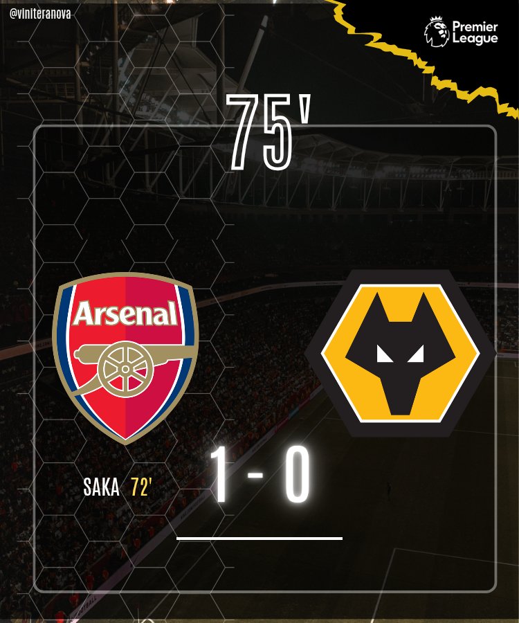 viniteranova's tweet photo. 🚨 ARS 1-0 WOL 🚨
80' ARSENAL FAIT LE JOB DIFFICILEMENT 💪
ON ATTEND LE DEUXIÈME POUR CONFIRM ⁉️
#ARSWOV #PremierLeague https://t.co/EG2eH0xqjm