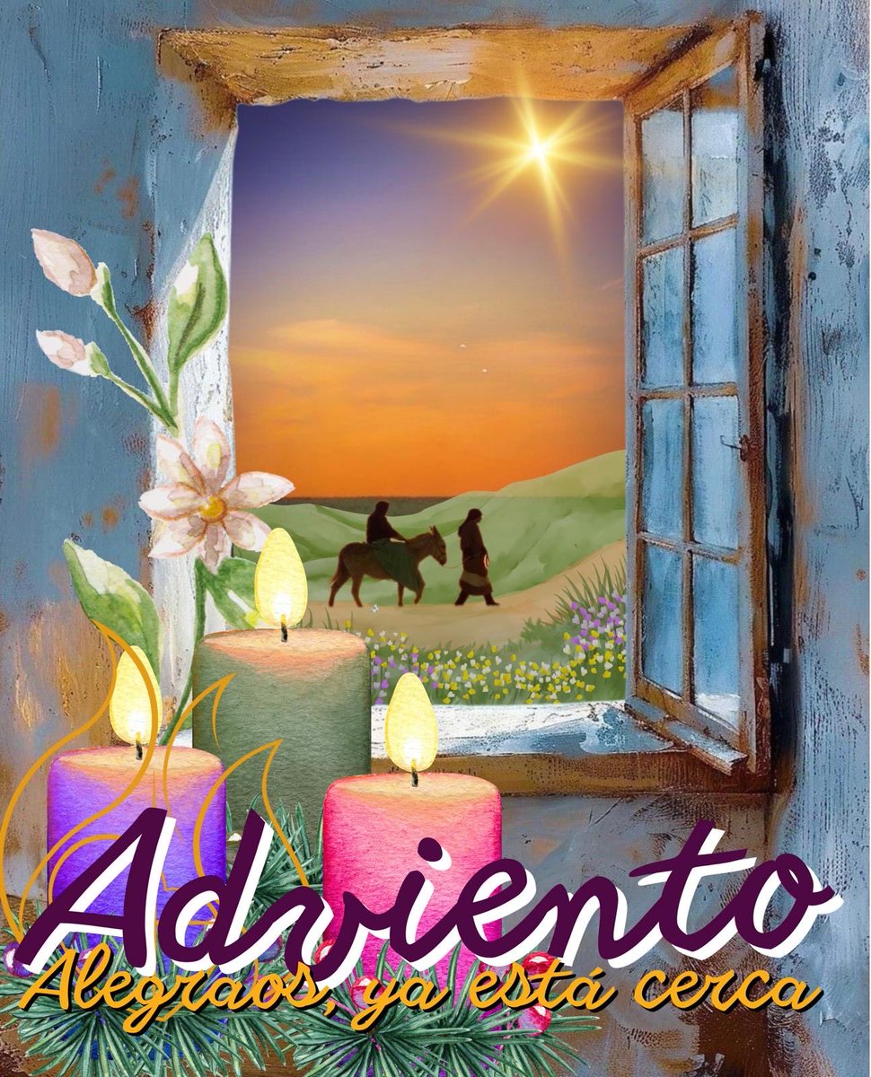 El Adviento no se queda en una espera sin sentido, la vida comienza a abrirse paso.
#IIIDomingoAdviento Domingo Gaudete. La alegría brota de saber que Dios está cerca.
