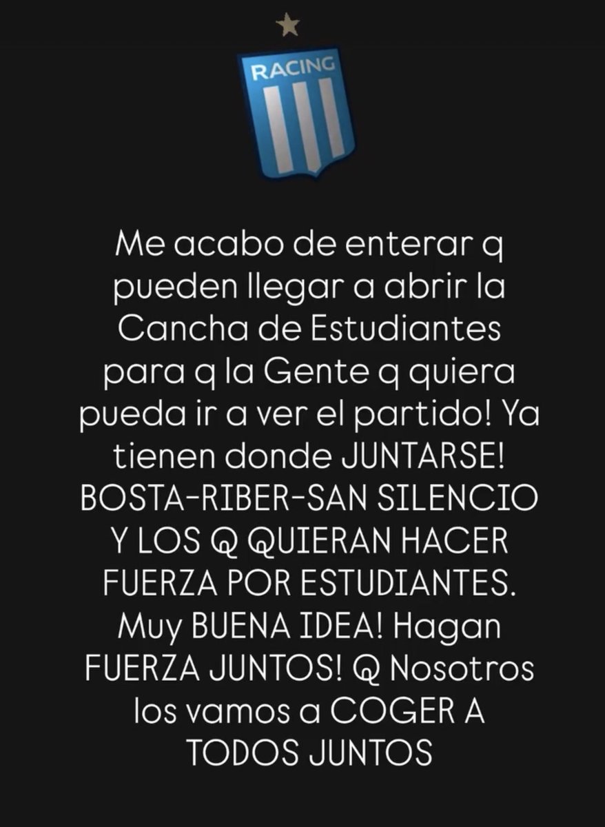 hrecchia2011's tweet photo. Vamos MUCHACHOS JUNTOS HAGAN FUERZA! Q COGIDA SE VAN A COMER!! https://t.co/7n1EAZtg1O
