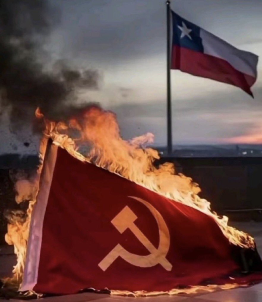 Victorgimura's tweet image. No caigamos en el disfraz del socialismo o la representante de un coalición.
Es comunismo puro 
SALVEMOS A CHILE 
SALUDOS SUERTE 🍀