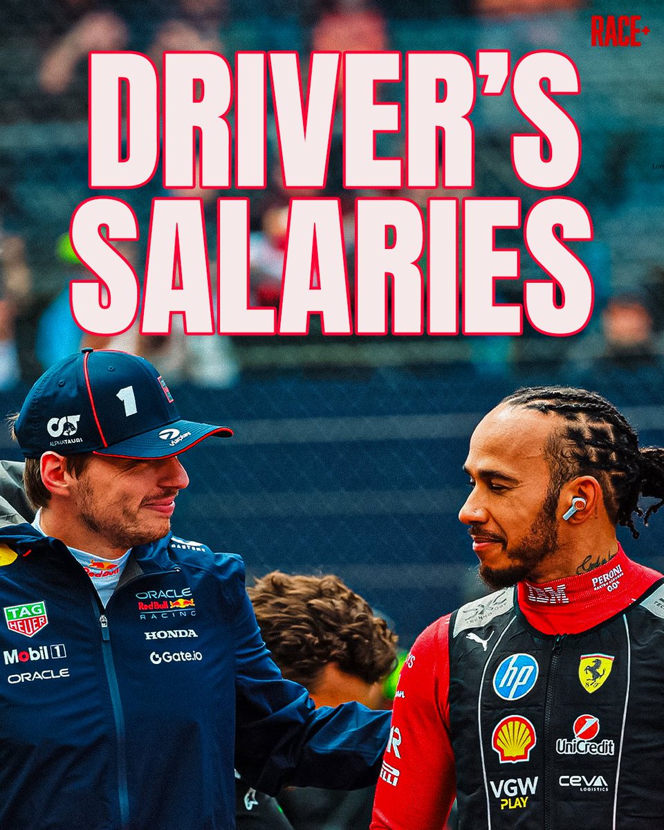 racepluscom's tweet image. 💰 F1 salaries for 2025:

Verstappen: $76m (65+11)
Hamilton: $70.5m (70+0.5)
Norris: $57.5m (18+39.5)
Piastri: $37.5m (10+27.5)
Leclerc: $30m (30+0)
Alonso: $26.5m (24+2.5)
Russell: $26m (15+11)
Stroll: $13.5m (12+1.5)
Sainz: $13m (10+3)
Antonelli: $12.5m (5+7.5)

📰 Forbes
