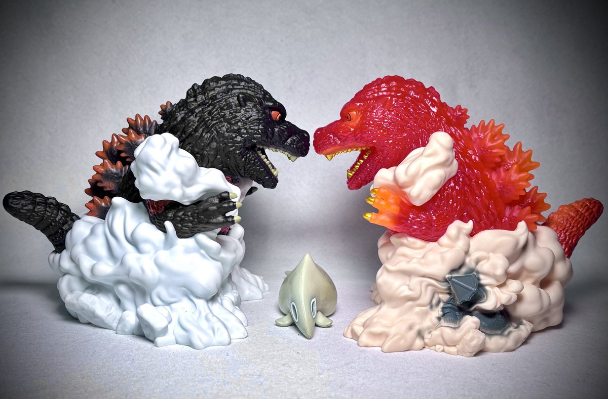 鎮座獣　バーニングゴジラ　匠塗装 鎮座獣 バーニングゴジラ リペイントカスタム 鎮座獣 バーニングゴジラ