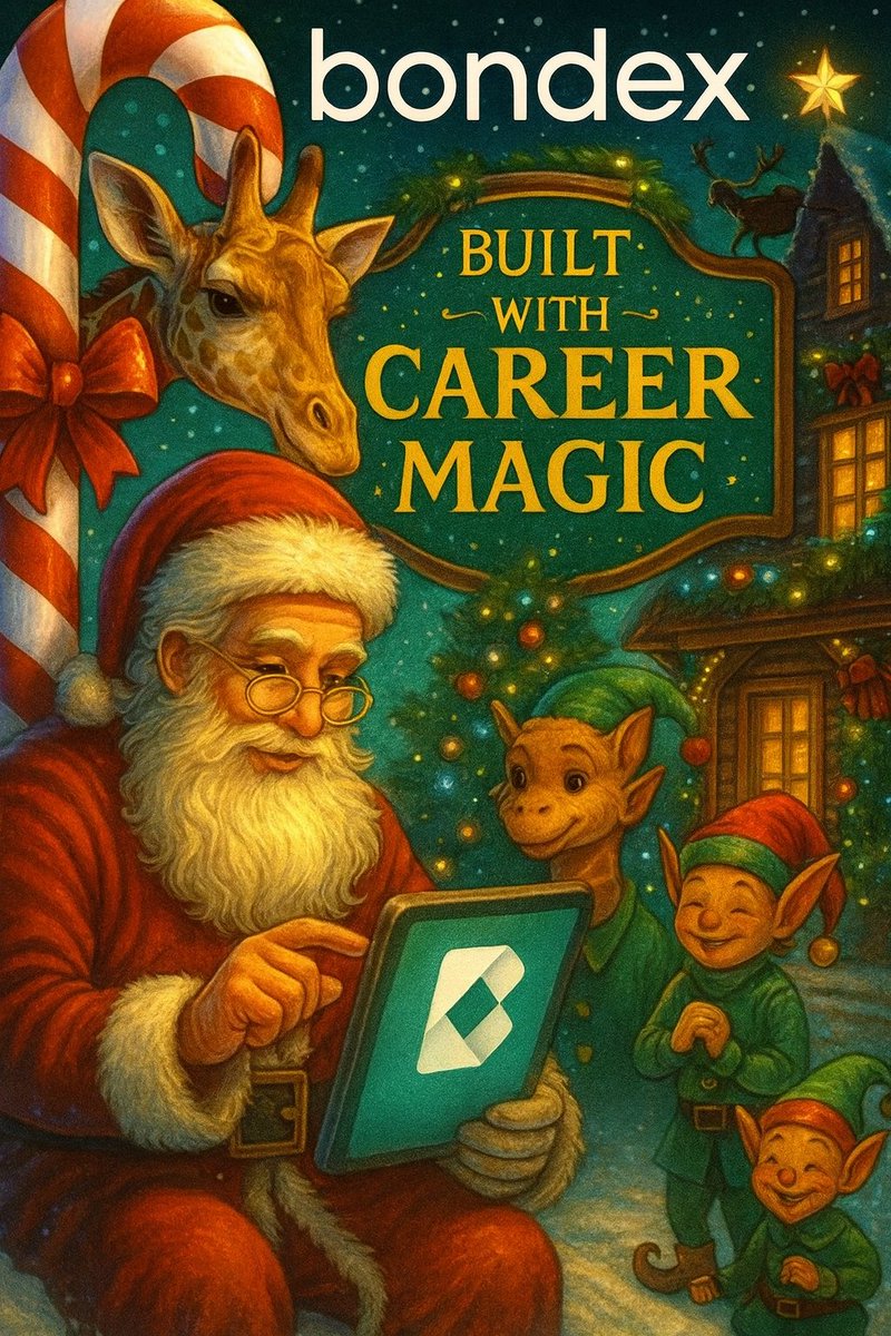 dudewaya's tweet photo. Santa putting smile on people face through bondex 🎅✨
At Bondex, careers are built with
reputation, not resumes. @BondexApp
Powered by Bondex
#Bondex #Web3Careers #XmasChallenge https://t.co/Y1mZqSx9aC