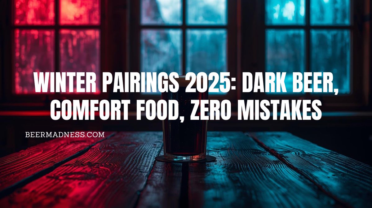 TheBeerMadness's tweet photo. The core algorithm:
🔥 Stout → chocolate, chili, braised beef
🌫 Porter → smoke, toasted carbs, BBQ
🧀 Doppelbock → alpine cheese, slow-cooked meats
🍮 Barleywine → desserts with attitude
https://t.co/MeSkndusdG https://t.co/iUrUYS49wZ