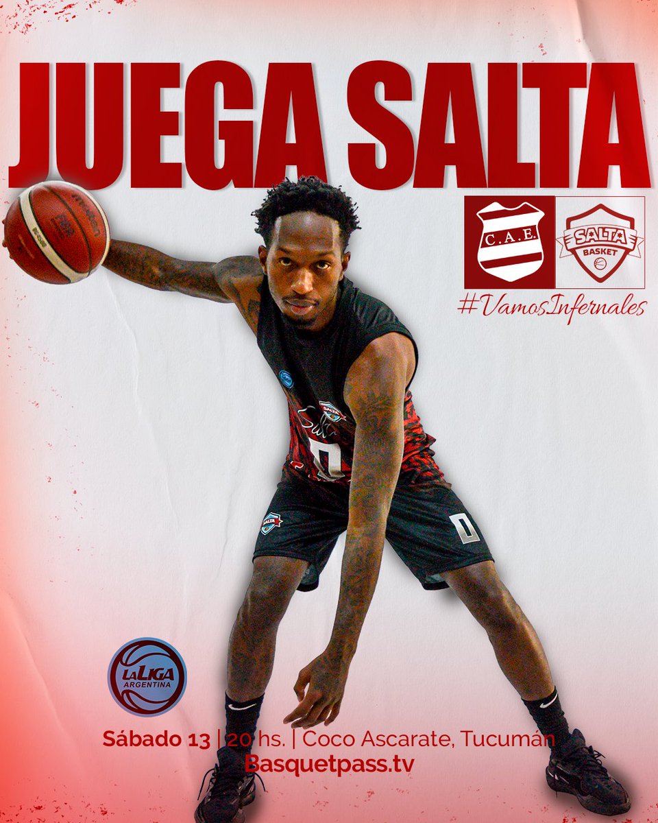 SaltaBasket's tweet photo. En un rato, sí desde las 20 h. Los Infernales visitan a Estudiantes de #Tucuman en el primer partido de la última gira del año para #Salta en @LigaARGbasquet 

Toda la info 👉🏽 https://t.co/24G68dr8WR

#VamosInfernales #Salta #LigaArgentina https://t.co/J181coo7xf