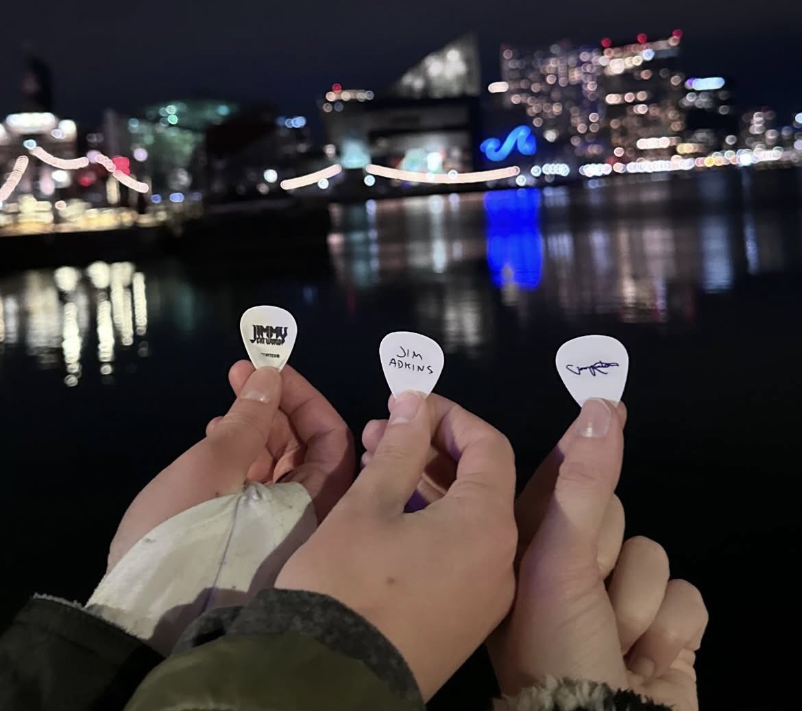 cpham76's tweet photo. feeling lucky to have been able to see jimmy eat world four times this year with friends. from chapel hill to pittsburgh to vegas to baltimore. so so incredibly grateful. i’d follow this band anywhere. https://t.co/cf8eTvev9U