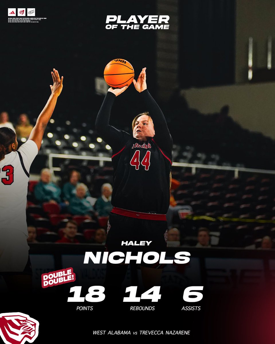 UWA_WBB's tweet photo. Nichols led the way with a DOUBLE-DOUBLE! 🔥

#ONEWAY https://t.co/wc76lyTyDd