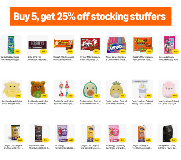 PriceErrors's tweet photo. 🔥 Buy 5 Save 25% on Stocking Stuffers
🫡STACKS with sub&save for tons of food items!
☕️I just got an amazing deal on K Cups!
Add 5 for Discount
Link to All - https://t.co/lnBs38qtQC ad
#fooddeals #PEfam #deals #stockingstuffers #Christmas2025 https://t.co/pZiK8ZSNED