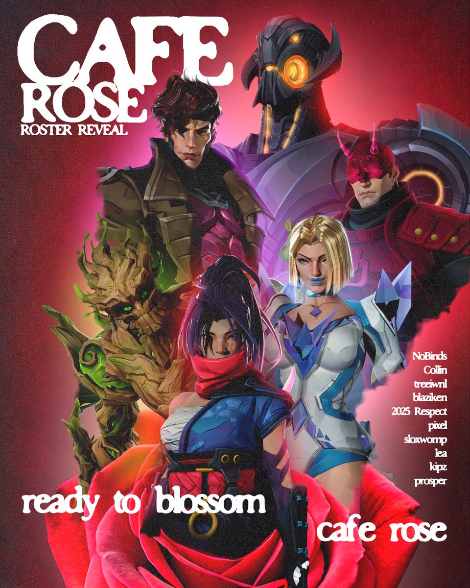 A rose's rarest essence lives in the thorn

🛡️<a href="/Nobindsfn/">Nobinds</a>  
🛡️<a href="/fpscollinTV/">Collin</a>
⚔️<a href="/Treeiwnl/">tree</a>  
⚔️<a href="/Blazilen1/">Blaziken</a>
💉 2025Respect 
💉<a href="/pixelec/">pixel</a>   

💼<a href="/sloxwomp/">slox</a> 
💼<a href="/zeviazz/">leaAaAA</a>  
🧠<a href="/Coach_Kipz/">Coach Kip</a>  
📊<a href="/Coach_Prosper_/">Prosper</a>

⌈ #TheKafe | #MARVELRIVALS」