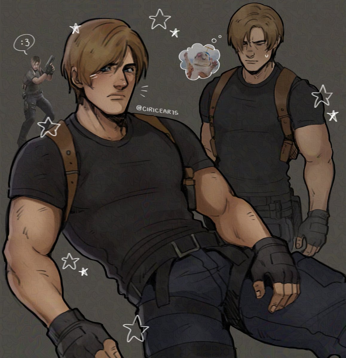 whatever u say white boy #leonkennedy #residentevil