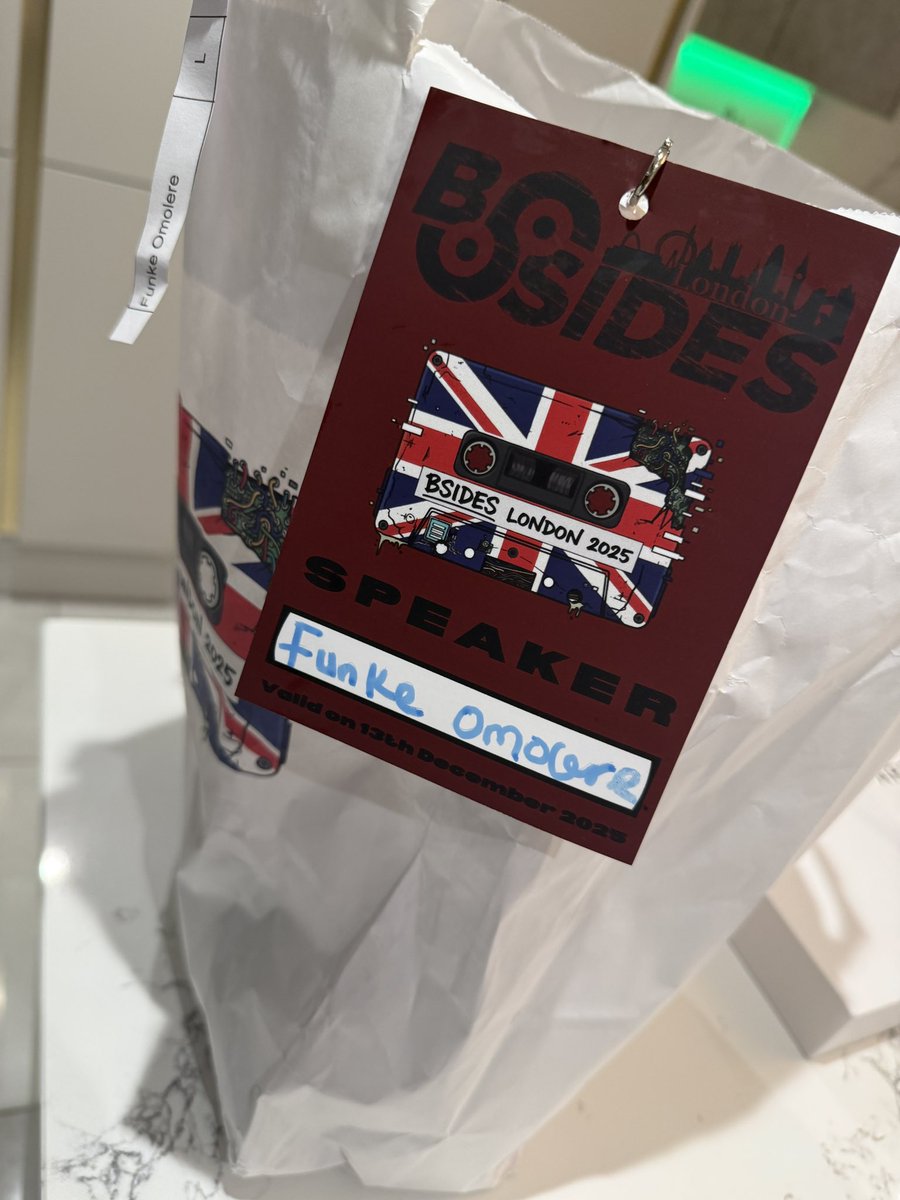 fnazy's tweet image. My first speaking event at Security BSides London.
Confidence is built by showing up.
#Security #BSidesLDN2025 #BSides 
Security BSides London @BSidesLondon