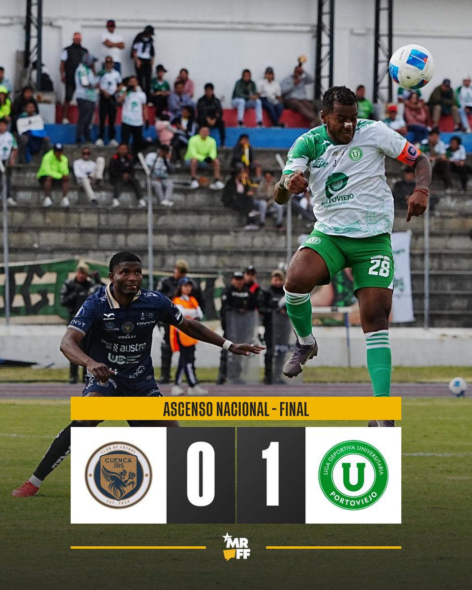 ¡FINAL DEL PARTIDO!

LIGA DEPORTIVA UNIVERSITARIA DE PORTOVIEJO SE CONSAGRÓ CAMPEÓN DEL ASCENSO NACIONAL. 

¡LA CAPIRA ES CAMPEÓN!