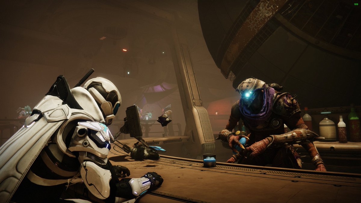 Man all this shooting got me tired and thirsty

Bartender. Another drink please!