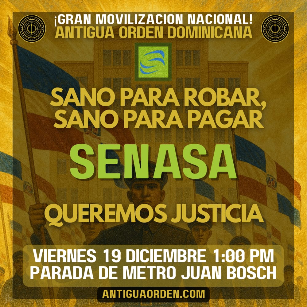 AntiguaOrden_RD's tweet photo. Para #SeNaSa el viernes 19 de diciembre  “Sano para robar, sano para pagar.” https://t.co/NldSsSvVGR