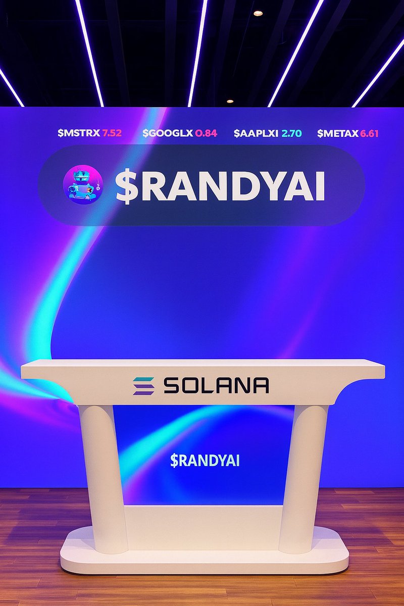 $RANDYAI was created live during Solana Breakpoint 2025.

The creation happened on stage while the event was happening, not afterward.
Here is where it started 👉 <a href="/Randyai/">Randy Ai</a>
💪join now x.com/i/communities/…

#SolanaBreakpoint #SolanaConf #SOLANA #Breakpoint2025 #RANDYAI