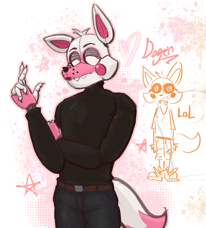 Endoard1's tweet photo. Wanted to draw Funtime Foxy in another one of my fits since so many people liked the last one, was going to do Lolbit too but got lazy lol https://t.co/yChSzxbFvp