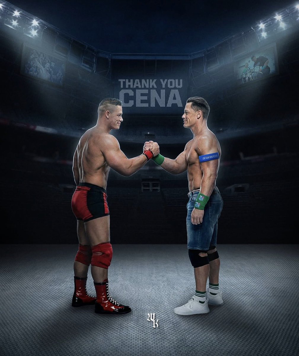 The alpha and the omega.

The first and the last.

#ThankYouCena