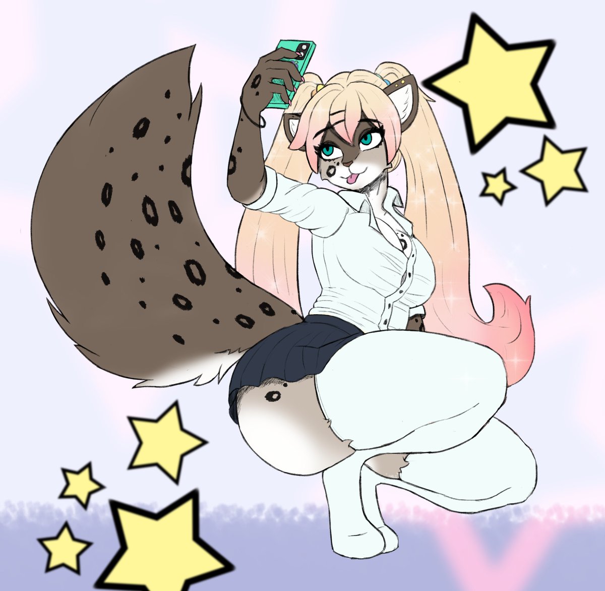 Kat tries out some, like, totes cute gyaru style!

Kathrin belongs to <a href="/TwoKinds/">TwoKinds</a>