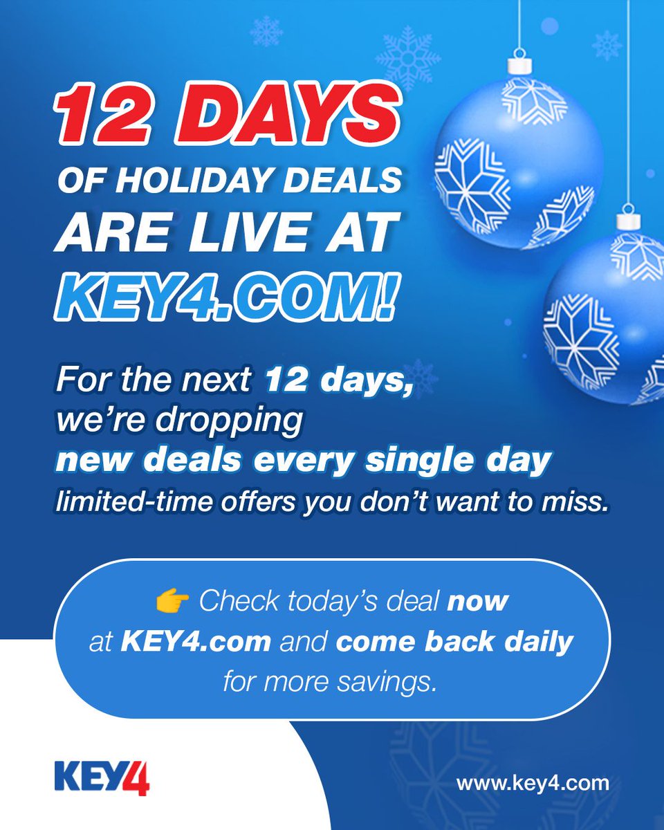 key4com's tweet photo. 12 Days of Holiday Deals are LIVE at https://t.co/aEQHkOe9Aw! 🎁🎄
For the next 12 days, we’re dropping new deals every single day!
Limited-time offers you don’t want to miss.
👉 Check today’s deal now at https://t.co/aEQHkOe9Aw and come back daily for more savings.

#KEY4 #12DaysOfDeals #HolidayDeals #LocksmithLife #LocksmithTools #KeyProgrammer #AutoKeys #AutomotiveLocksmith #ShopKEY4 #HolidaySavings #DailyDeals