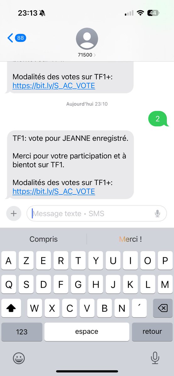 paylise's tweet photo. On vote 2 allez jeanne #StarAcademy https://t.co/5DrGcN2sdf