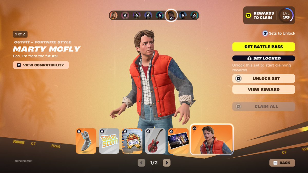 psyk0tics's tweet image. NIGGA WAAAAAAAAAT? IS THAT FUCKING MARTY MCFLY AS A BATTLEPASS SKIN???!