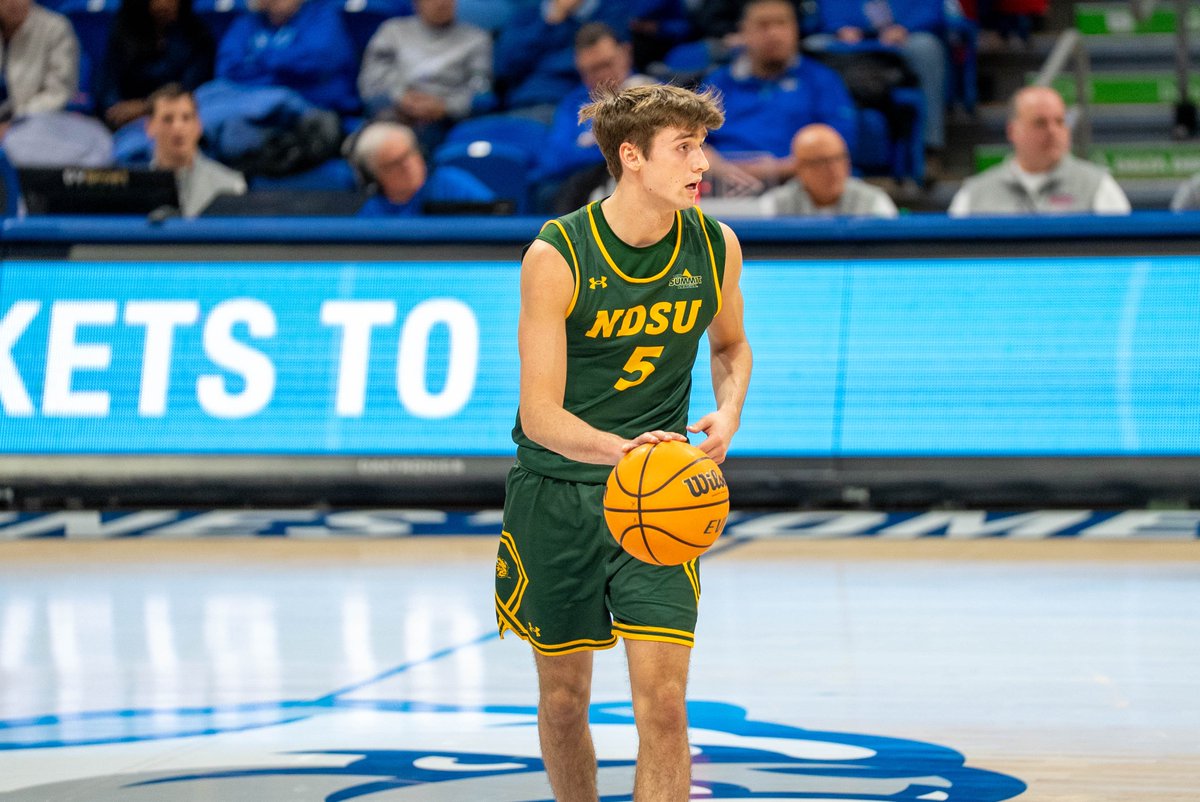 NDSUmbb's tweet photo. Career-highs in the win at Drake today:

TC - 29 points, 5 threes
Andy - 22 points, 6 threes
Treyson - 15 points, 4 threes
Damari - 9 assists, 3 steals https://t.co/bgIHTHnvgg