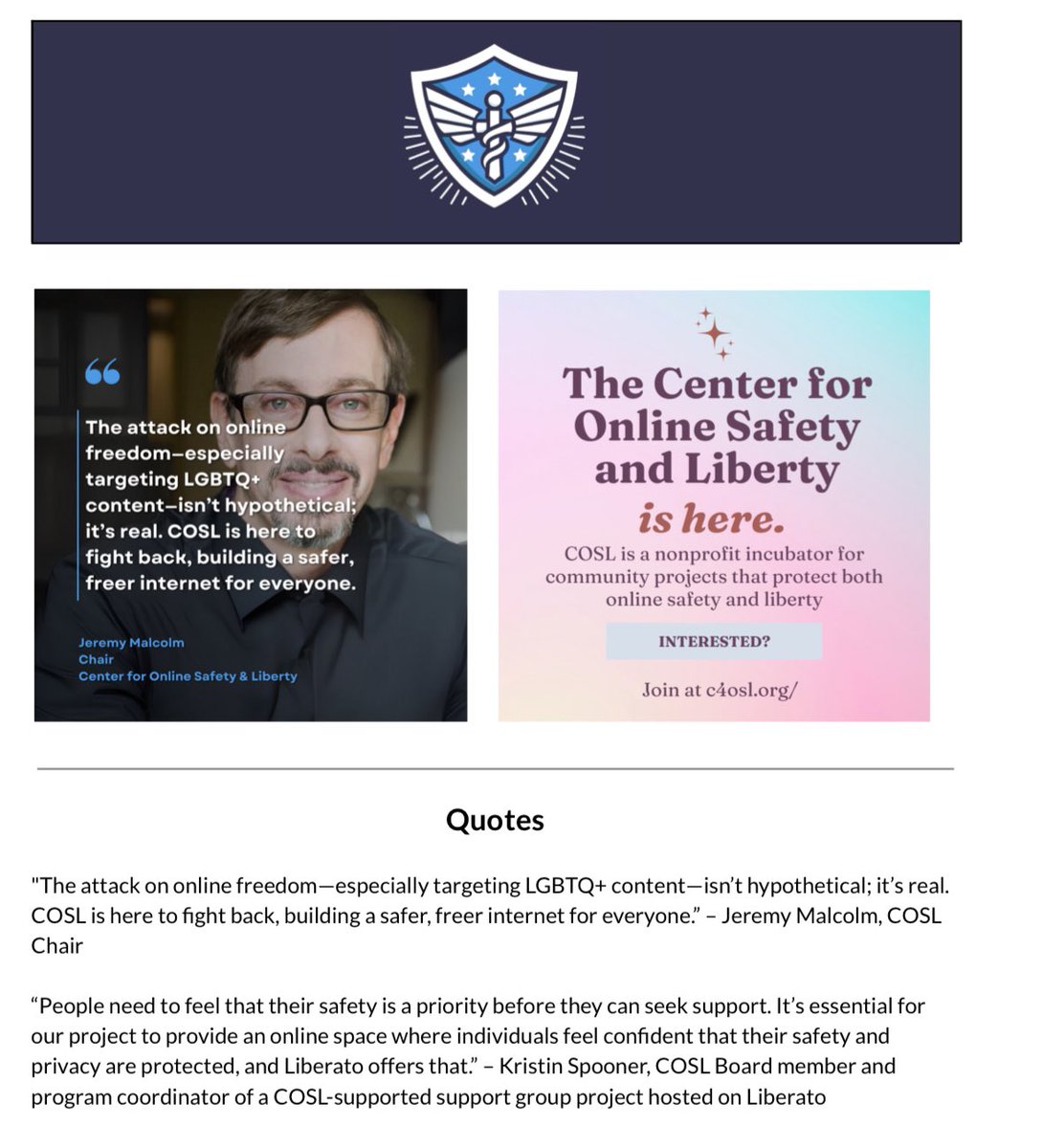 RoisinMichaux's tweet photo. Paedo advocacy group Prostasia has rebranded as the Centre for Online Safety and Liberty. This time with specific LGBTQ+ focus. https://t.co/SsM0Wyc2nz