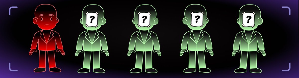 FacelessPrivacy's tweet image. Using your wallets private address protects you from:

- Targeted attacks.
- Scams.
- Extortion.
- Other extreme threats.

Be faceless. 
Don’t be the guy in red.