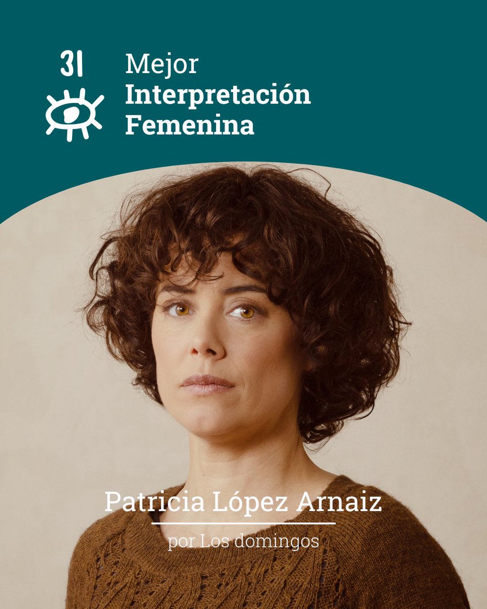 PremiosForque's tweet photo. El Premio Forqué a la Mejor Interpretación Femenina es para…
Patricia López Arnaiz
#31Forqué https://t.co/HCar9zNGOx