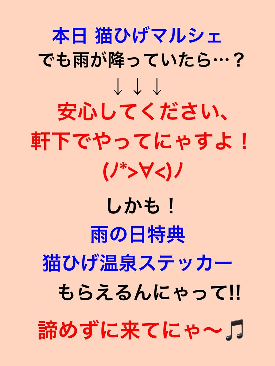 nekonohige22's tweet photo. 第2回 猫ひげマルシェ🌲クリスマスすぺしゃる🎁
会場▶︎文真堂書店 安中店駐車場
日時▶︎12/14(日)10:00~15:00
⭐️駐車場が混み合いにゃすのでお誘い合わせ&amp;乗り合わせorお近くの方は歩きや自転車もオススメにゃ〜🐈
⁡
おかべてつろうさんのサイン会同時開催‼️ https://t.co/NsFLcUKyza