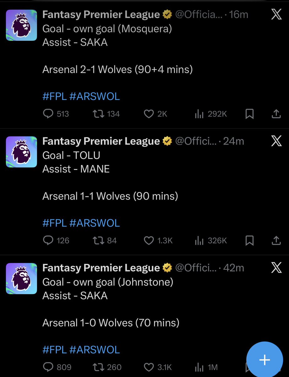 spider2097's tweet photo. @OfficialFPL Hey.. explain how the game is only showing one assist for Saka when : https://t.co/hmpP50JQxe